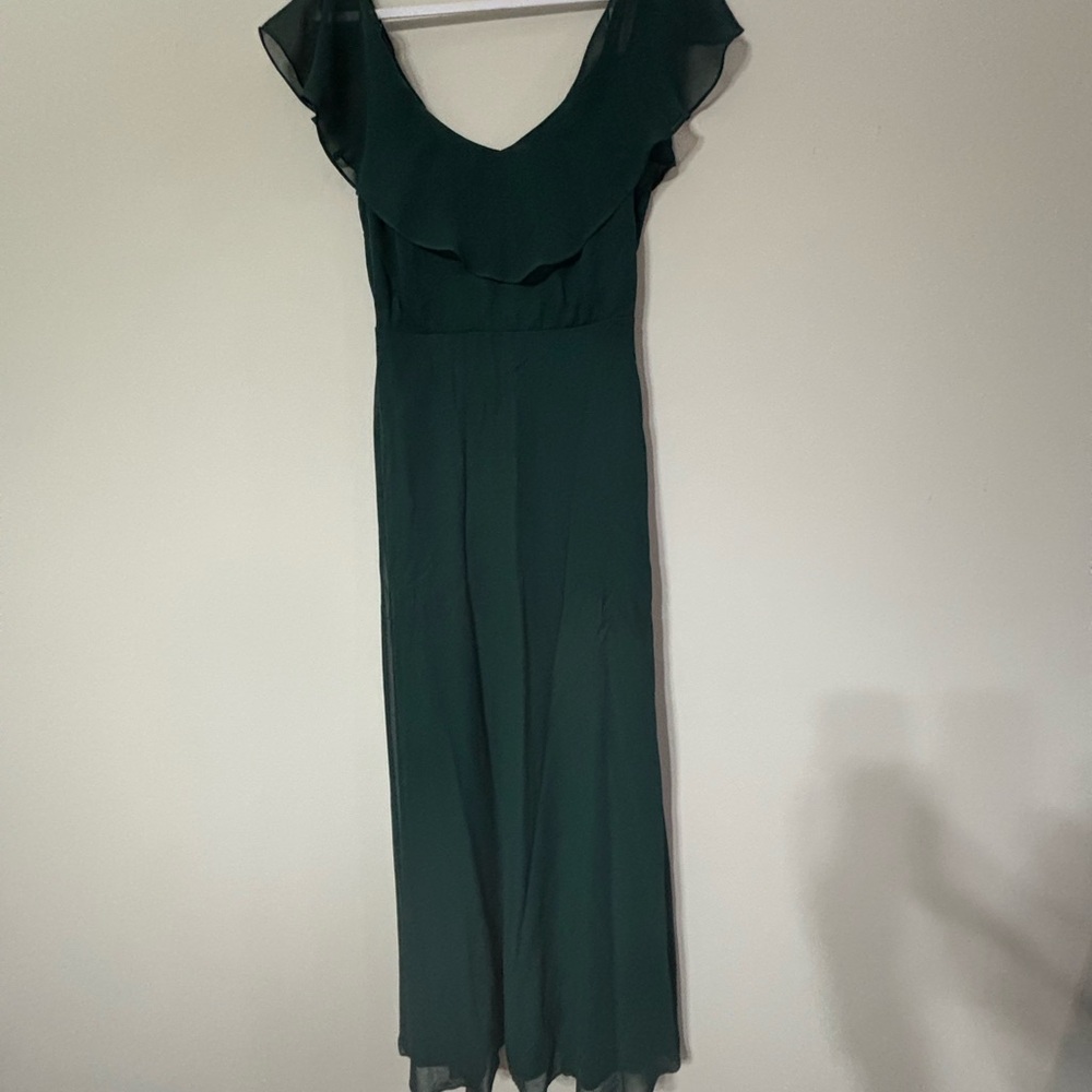 Chic Forest Green Maxi Dress